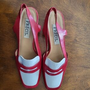 Red and white Precis woman shoes size 5.5